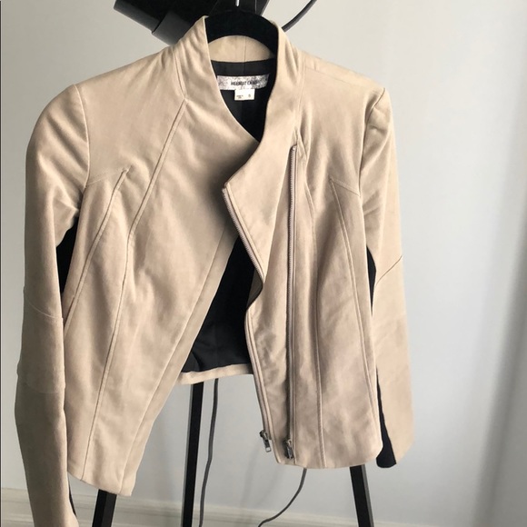 Helmut Lang Jackets & Blazers - HELMUT LANG BEIGE SOFT FEEL JACKET SIZE SMALL